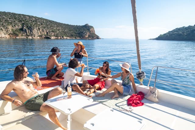 Half-Day Private Catamaran Cruise from Nafplio
